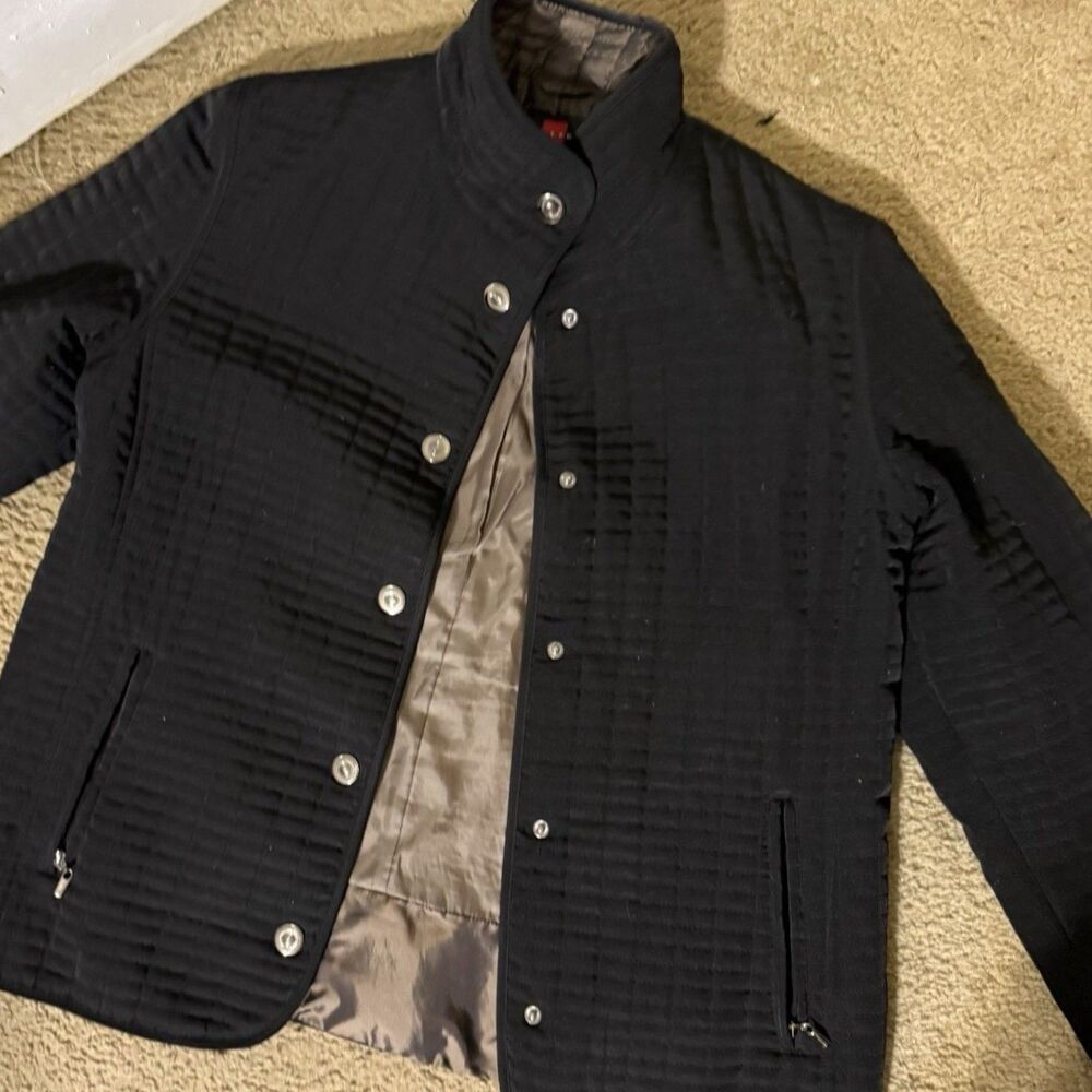 Gallery Quilted Full Snap Front Women's Jacket Size Medium